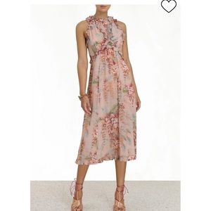 ZIMMERMANN CANDESCENT WATERFALL MIDI DRESS size 3